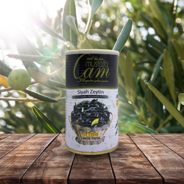 Az Tuzlu Siyah Zeytin - 800 Gr