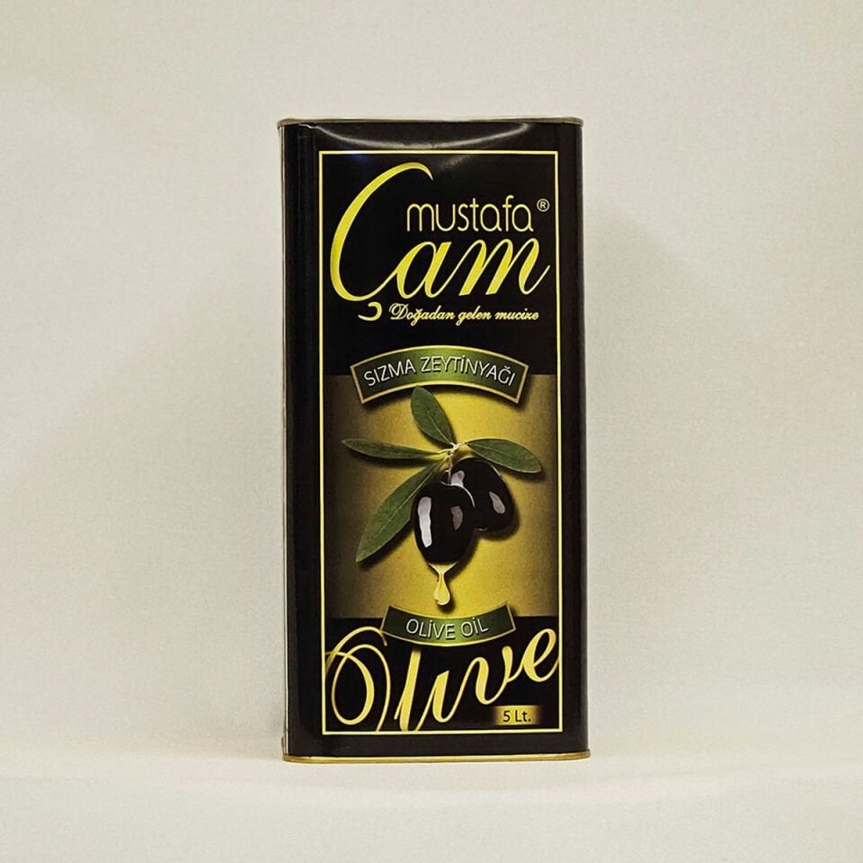 Naturel Sızma Soğuk Sıkım Zeytinyağı 5 Lt. Teneke