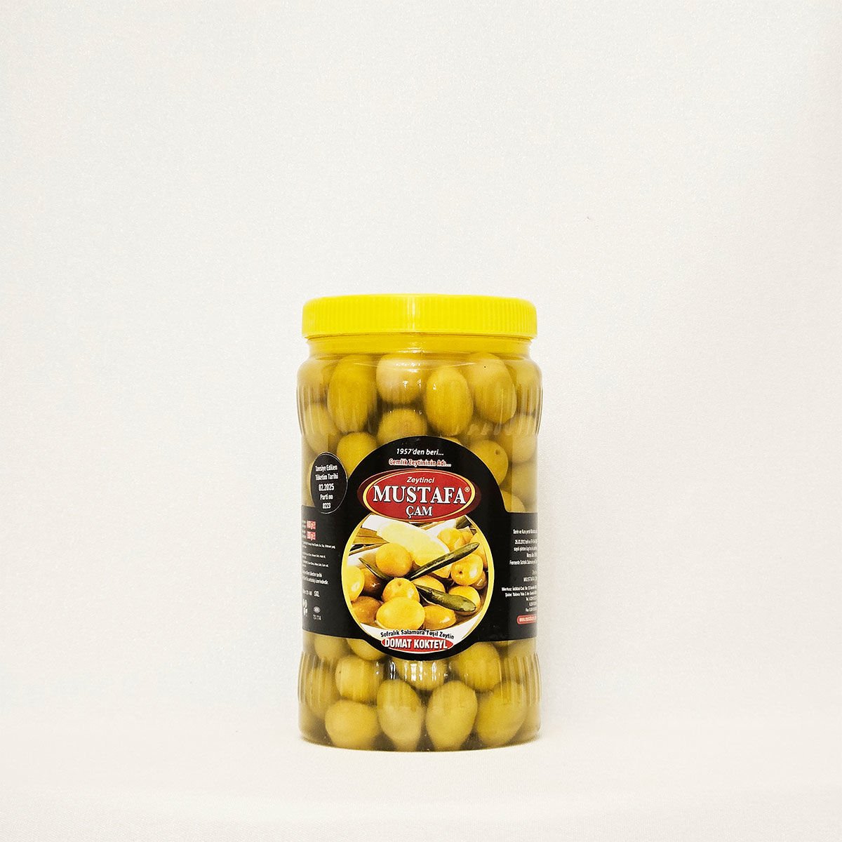 Domat Kokteyl Yeşil Zeytin - 1 Kg