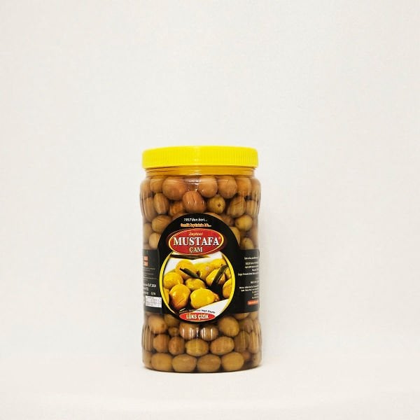 Lüks Çizik Yeşil Zeytin - 1 Kg