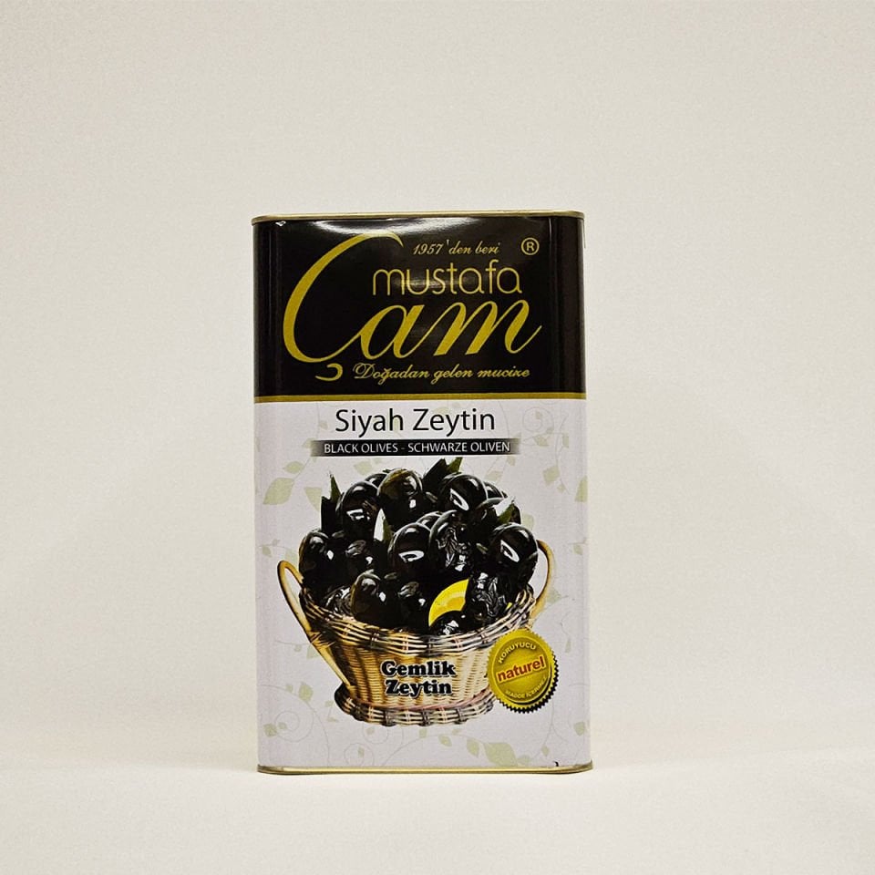 Süper Yağlı Siyah Zeytin 5 Kg