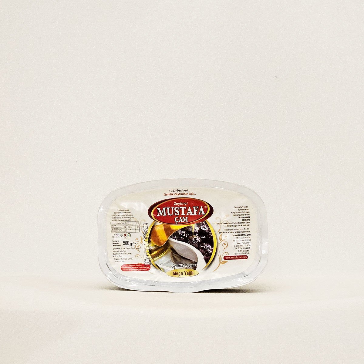 Mega Yağlı Vakumlu Siyah Zeytin - 400 Gr