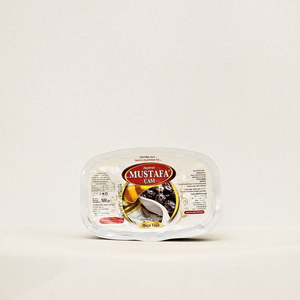 Mega Yağlı Vakumlu Siyah Zeytin - 400 Gr